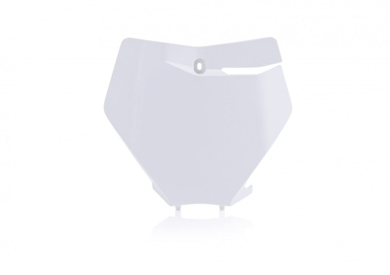 Acerbis 2736276811 Front Number Plate for KTM 125-450 XC/SX/SX-F/XC-F/XC-tpi (2019-2022) - White