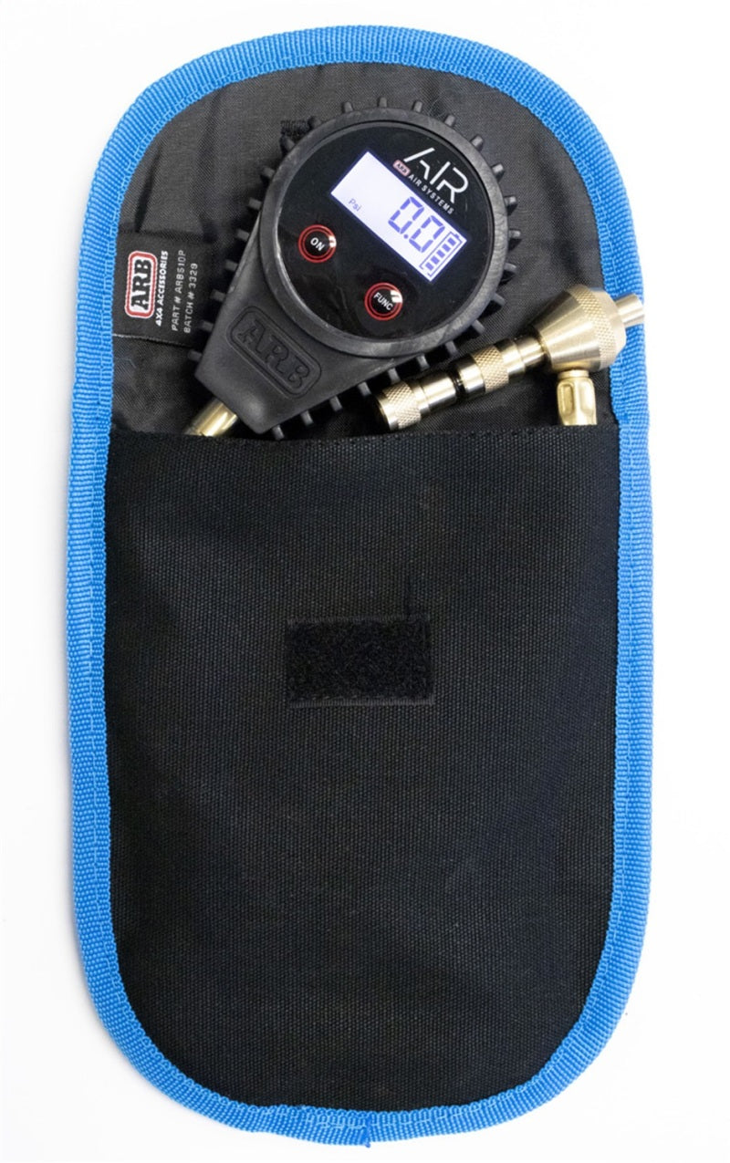 ARB E-Z Deflator Digital Gauge — Accurate Tire Pressure Measurement up to 75 PSI with Blue Backlit Display