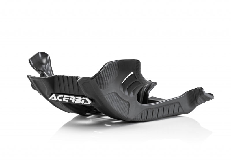 Acerbis Fantic XE/XX125 and Yamaha YZ125 Skid Plate – Black/White, Part #2780601007, Fits 2021-2022 Fantic XE/XX125 and 2006-2023 Yamaha YZ125 Models