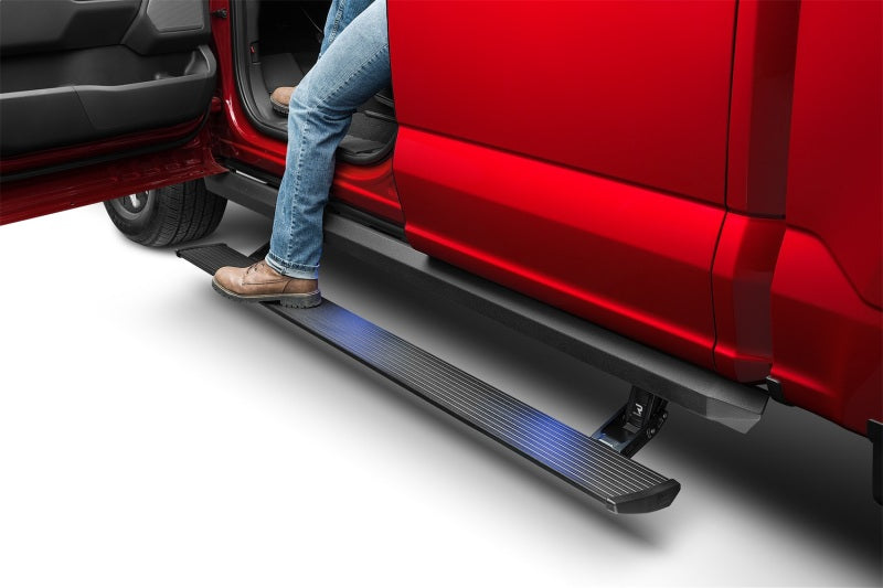 AMP Research PowerStepXL Electric Running Boards for 2022-2026 Toyota Tundra CrewMax - Black