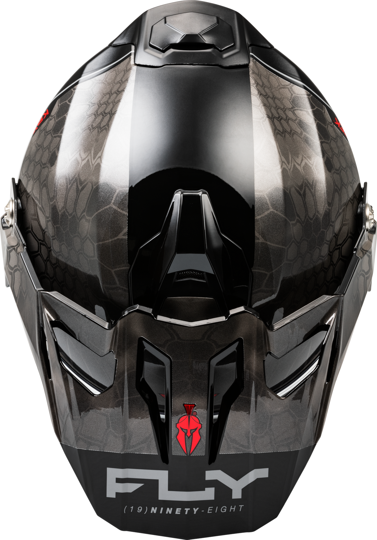 Fly Racing Trekker CW Conceal Helmet with Electric Shield - Black/Grey/White, Medium for ATV and Dirt Bike Riders