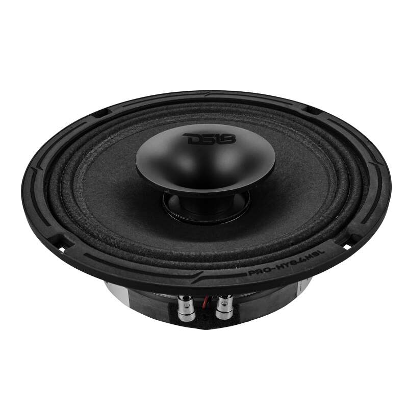 DS18 PRO-HY8.4MSL 8-inch 200W RMS 4 Ohm Mid-Range Loudspeaker for Car Audio with Shallow Grill