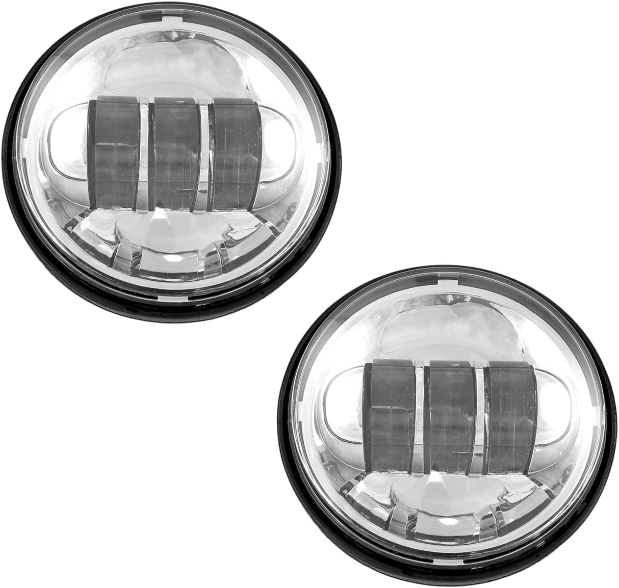 Cyron ABIG4.5-A6KC 4.5-inch Chrome Passing Lamps for Harley-Davidson Touring Models