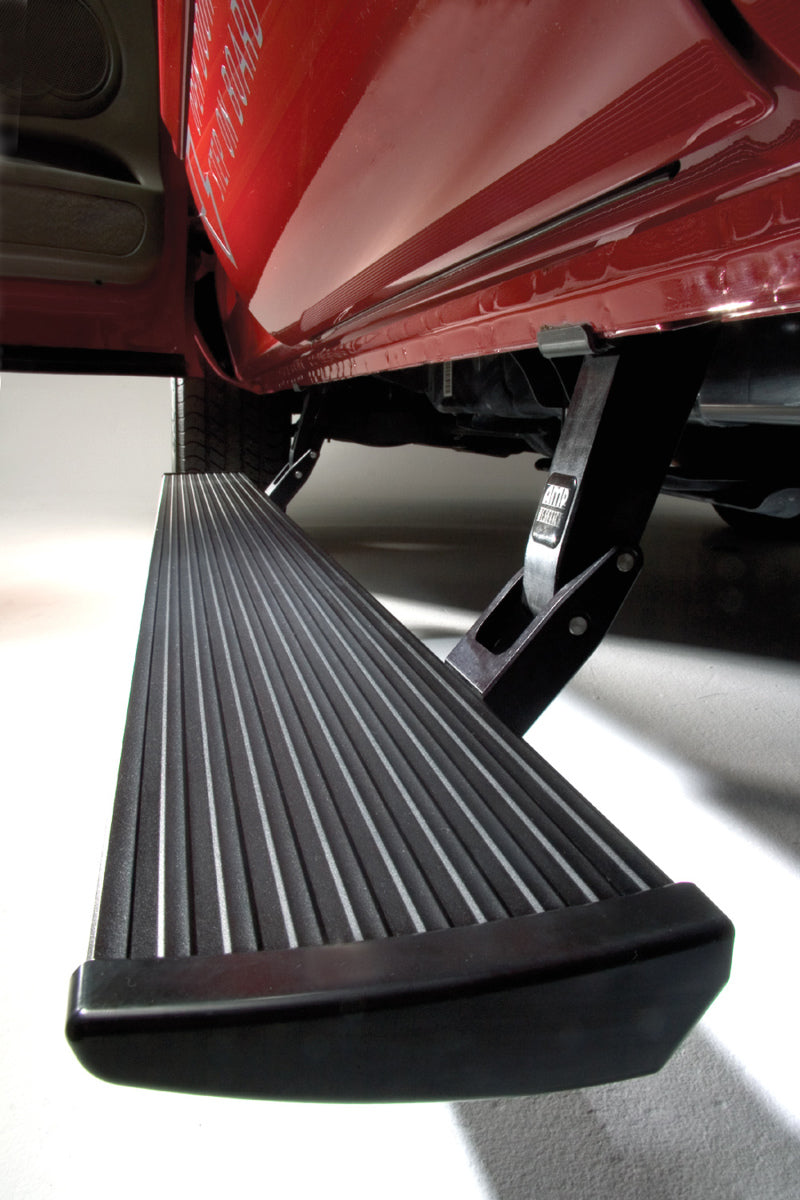 AMP Research PowerStep Plug-N-Play Automatic Running Boards for 2021-2025 Ford F-150, Black (Part Number 76152-01A)