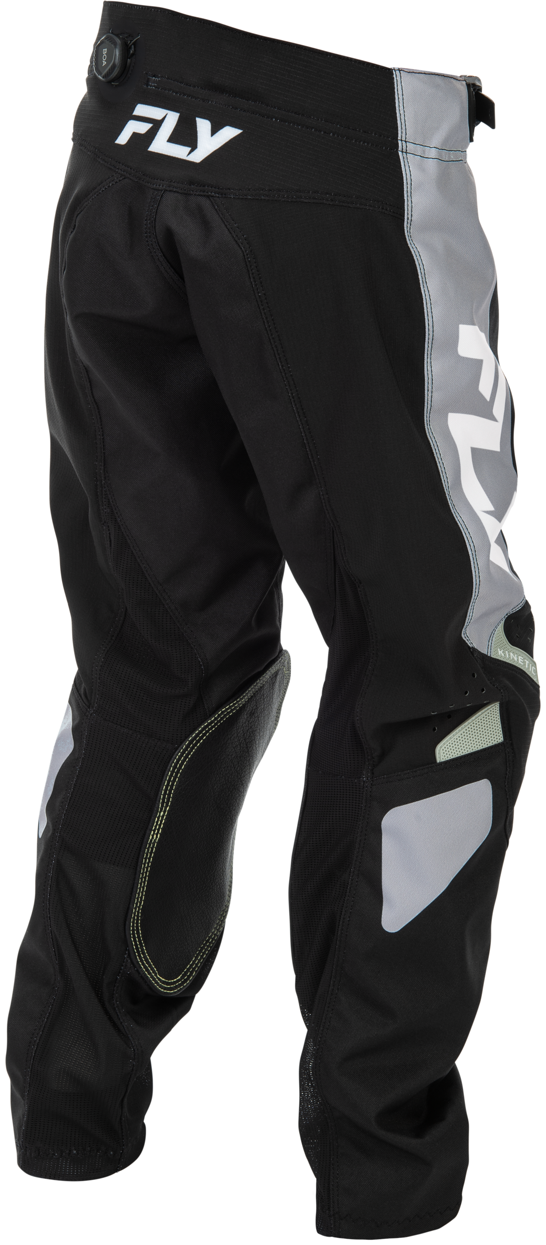 Fly Racing Youth Kinetic Pants Black/Grey Size 26 for Off-Road and Motocross Vehicles
