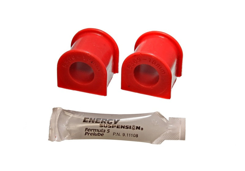 Energy Suspension 16.5110R Performance Polyurethane Front Sway Bar Bushings for 1989-1991 Honda Civic and CRX (18mm Bar Diameter)