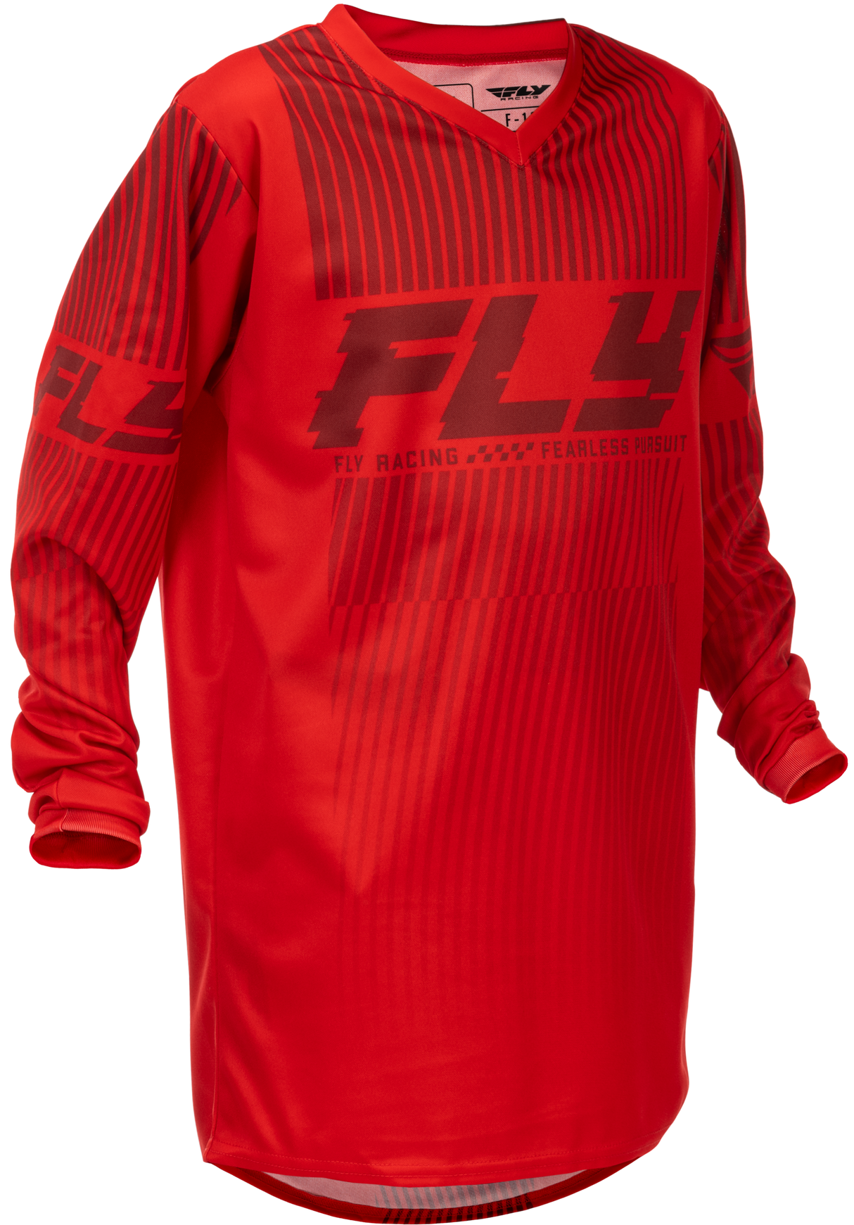 Fly Racing Youth F 16 Jersey Red Ys - Lightweight Performance Motocross Jersey for Youth Riders
