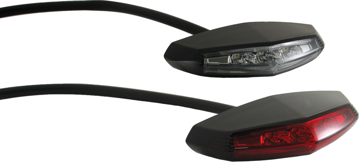 KOSO HB031000 LED Tail/Brake Light with Red Lens for Honda Civic, Toyota Corolla, Ford F-150, and More