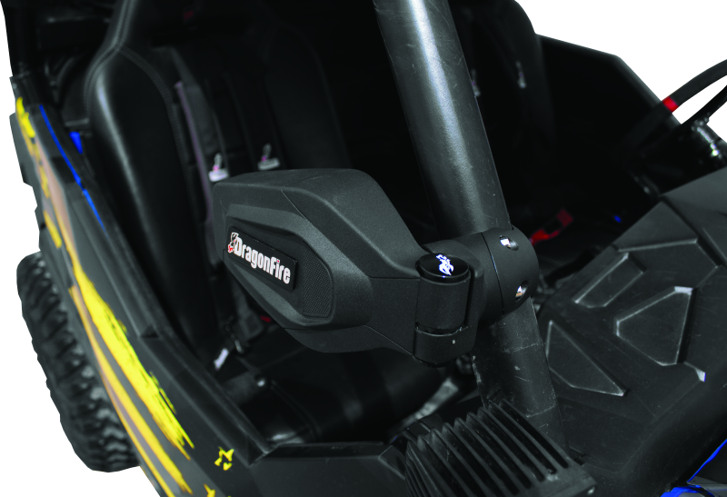 DragonFire Racing Slayer UTV Mirrors - Durable CNC-Billet Aluminum with Low-Profile Design
