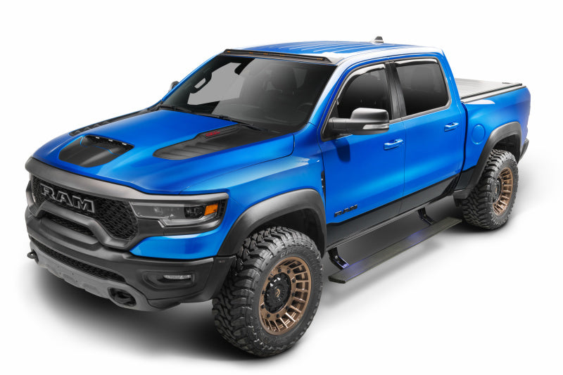 AMP Research PowerStep Xtreme for Ram 1500 Crew Cab 2019-2022 – Black with OEM-Style Illumination
