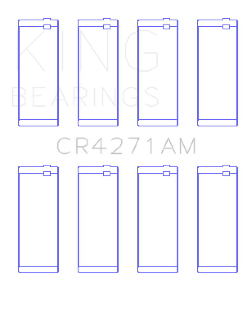 King Engine Bearings 1/95-12/09 Chrysler/ 1/02-12/06 Jeep 148CI 2.4L L4 (Size 0.5) Rod Bearing Set