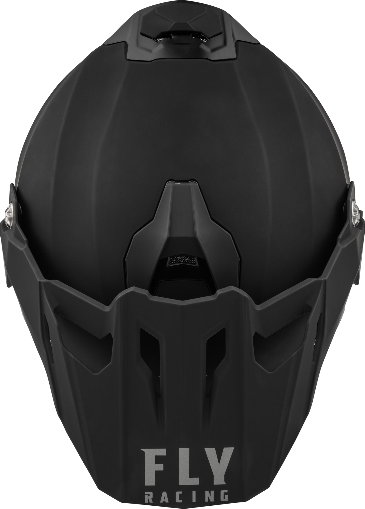 Fly Racing Trekker CW Solid Helmet with Electric Shield in Matte Black – Large
