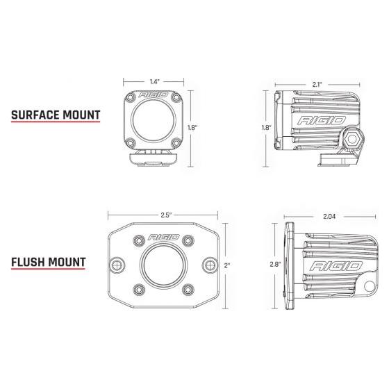 Ignite Series Flush Mount Light | Rigid Industries