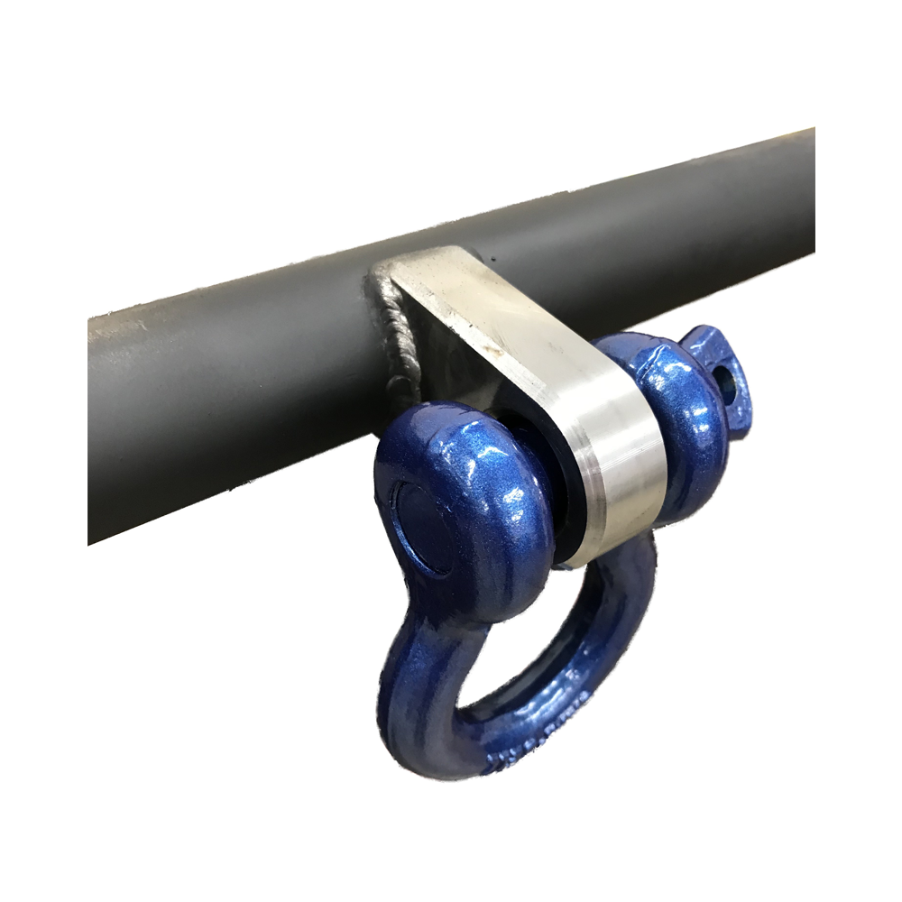 Weld on D-Ring Shackle Clevis Tab Mount 1 3/4 Tubing Mount AJK Offroad