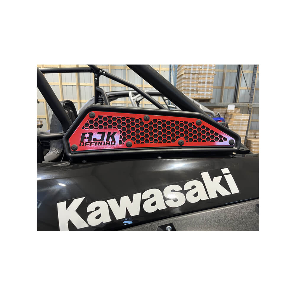 KRX Intake Vent Cover AJK Offroad Red