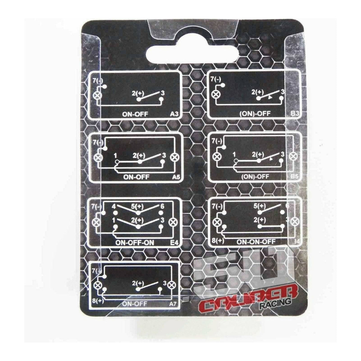 "Rear Lights" Waterproof Rocker Switch | 50 Caliber Racing
