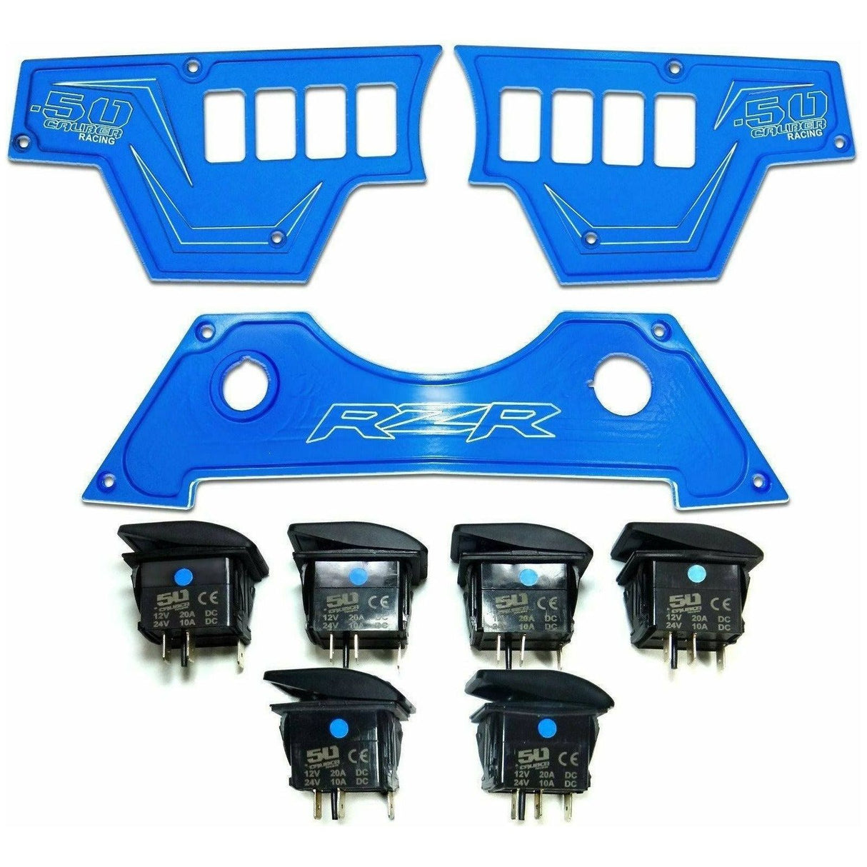 Polaris RZR XP 1000 8 Switch Dash Panel | 50 Caliber Racing