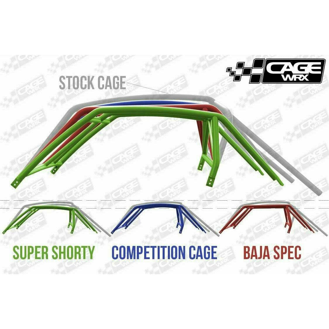 Polaris RZR (2019-2023) Raw Assembled Baja Spec Cage with Roof | CageWRX