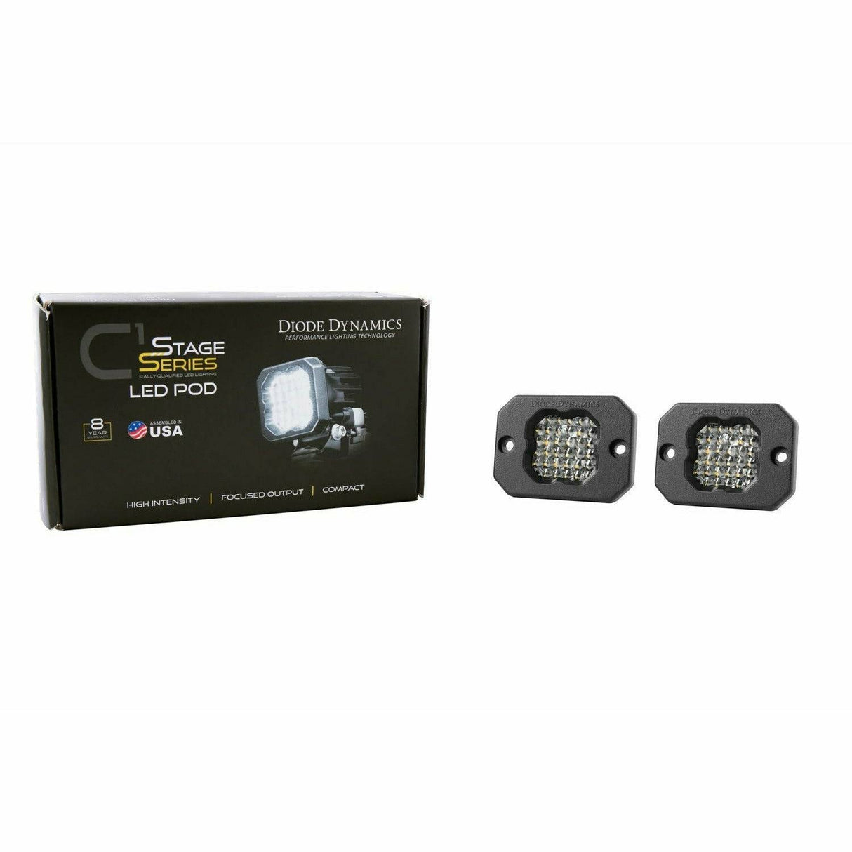 Diode Dynamics Stage Series Sport C1 Flush Pod Lights (Pair)