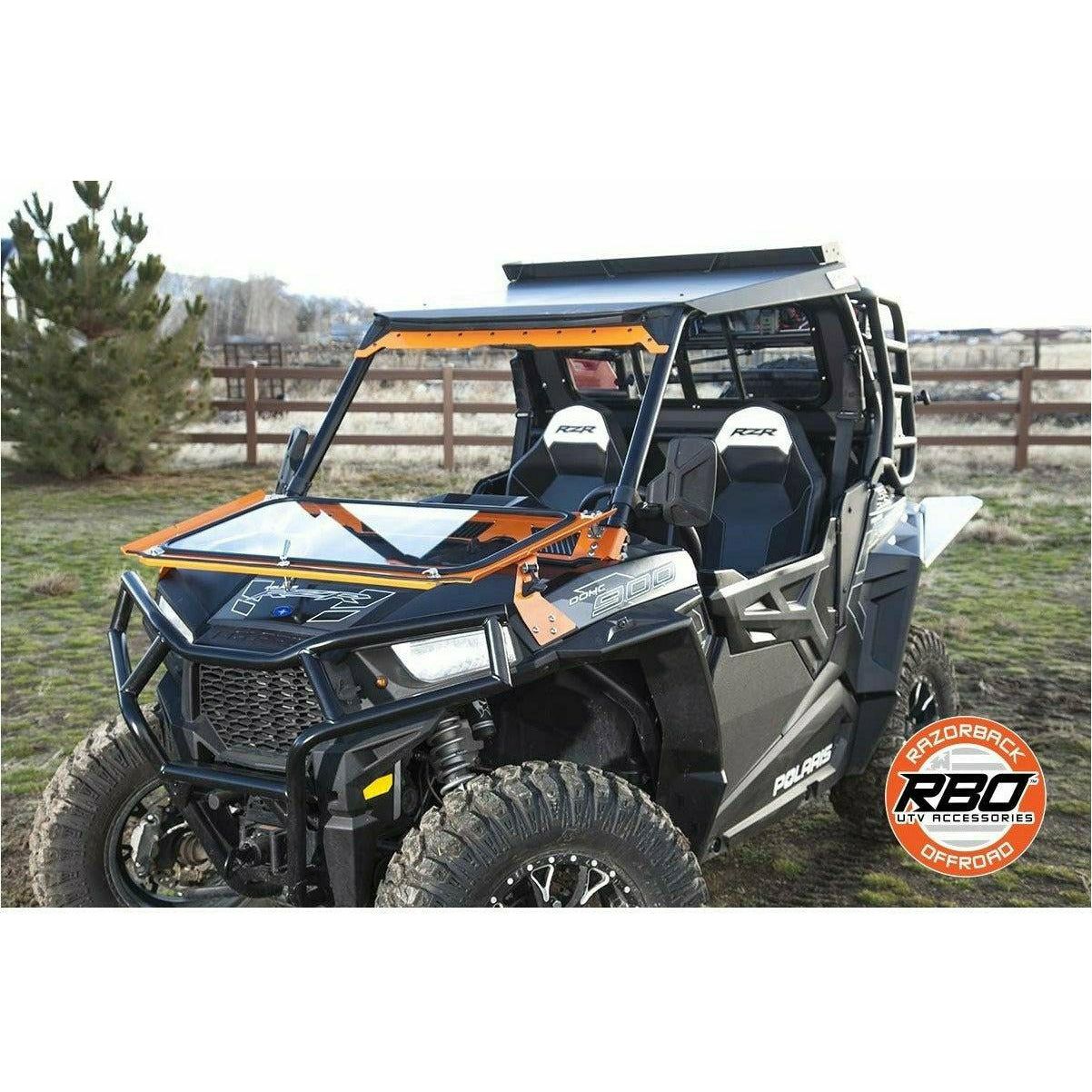 Razorback Offroad Polaris RZR Front Folding Windshield