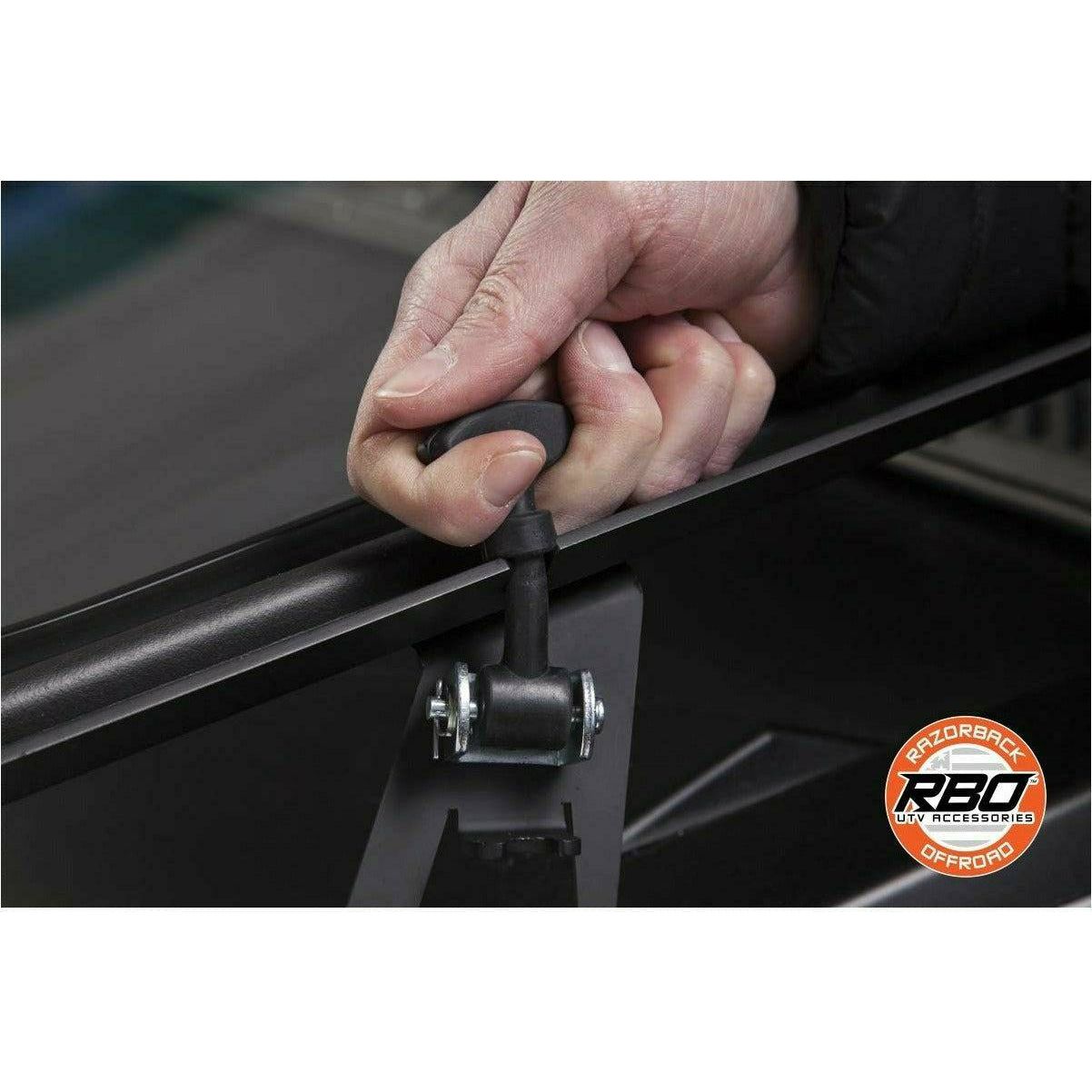 Razorback Offroad Polaris RZR Front Folding Windshield