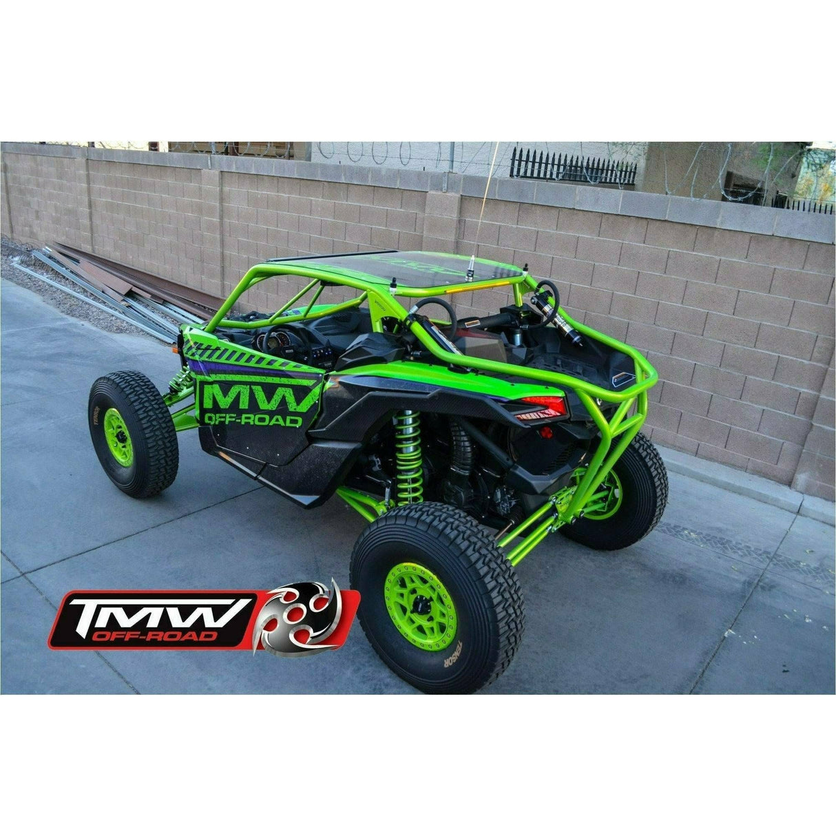 TMW Off-Road Can Am Maverick X3 (2017-2019) Stealth Cage with Roof (Raw)