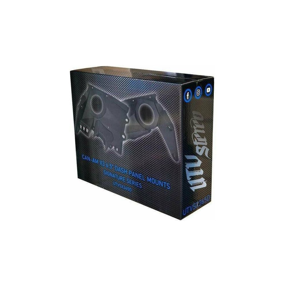 Can Am X3 6.5" Dash Panel Speaker Enclosures | UTV Stereo