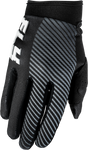 Fly Racing Youth F 16 Gloves Black/White Y2XS - All-Around Performance Riding Gloves for Youth Motorcycles