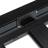 ARB Black Edition Aluminum Awning with LED Light Strip – 8.2 ft x 8.2 ft, Black Frame