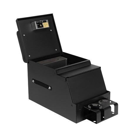Tuffy Products 017-01 Deluxe 12.5-Inch Black Steel Security Console for Powersports Vehicles