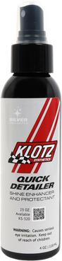 KLOTZ KS-324 Quick Detailer 4 oz – Ideal for Cars, Trucks, and SUVs with Painted, Metal, Glass, and Mirror Surfaces