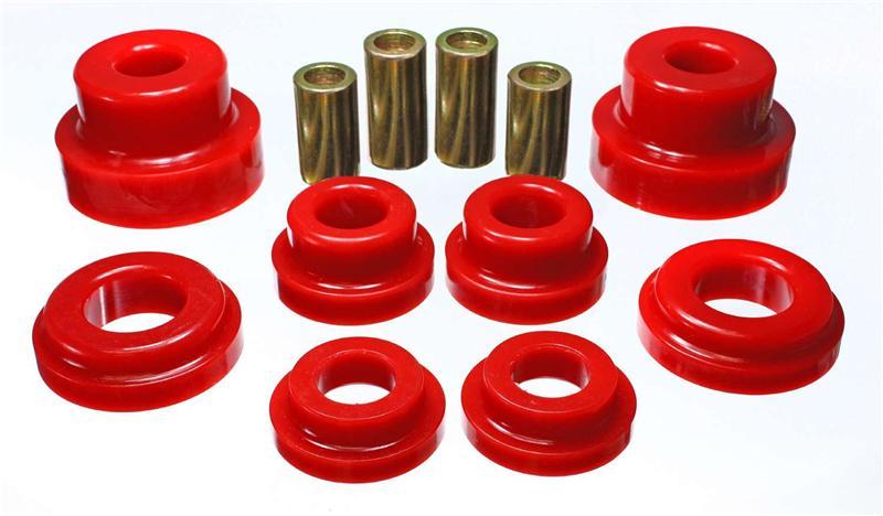 Energy Suspension 7.1117R Red Rear Sub-Frame Bushing Set for 1995-1998 Nissan 240SX (S14)