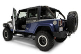 AMP Research PowerStep Automatic Running Board for Jeep Wrangler JK 4-Door (2007-2018) - Black