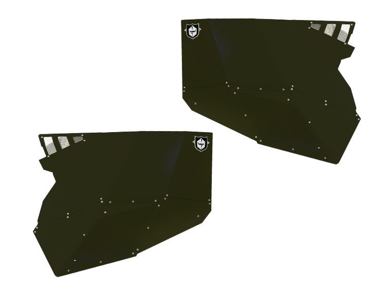 PRO ARMOR P159228RBL Stealth Half Door Black for Polaris RZR 900 and S Models