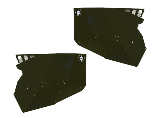 PRO ARMOR P159228RBL Stealth Half Door Black for Polaris RZR 900 and S Models
