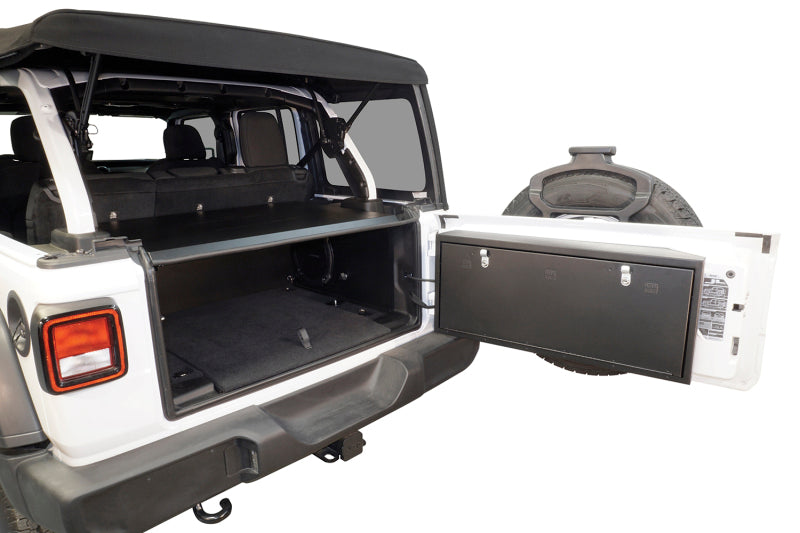 Tuffy Products Deluxe Cargo Enclosure for Jeep Wrangler JL with OEM Subwoofer (Part Number 351-01)