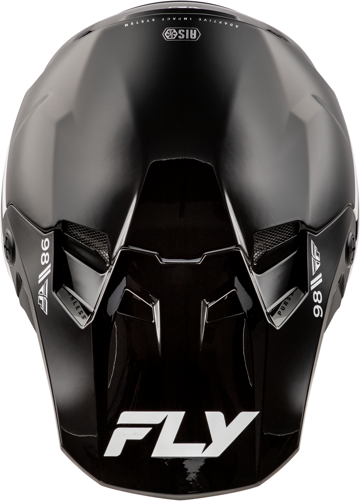 Fly Racing Formula CC Objective Helmet - Black/White, Medium Fit for Off-Road and Motorcycle Use