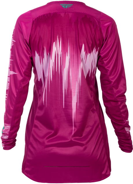 Fly Racing Women's Lite Jersey Pink/Turquoise – Sport Bike Motorcycle Riding Gear, Universal Fit
