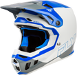 Fly Racing Formula CC Glide Helmet for Motocross - Blue/Light Grey, Medium