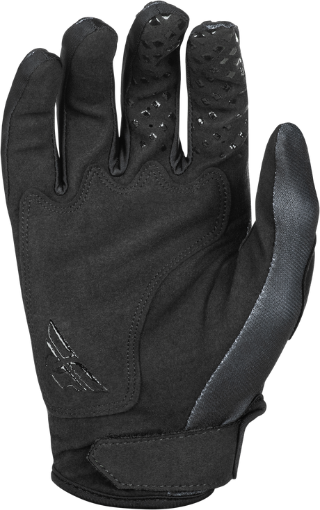 Fly Racing Kinetic Center Gloves Black/Gold Small - Lightweight Race Gloves with Ventilated Protection for Motorcycle and ATV Riders