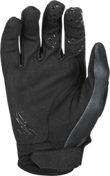 Fly Racing Kinetic Center Gloves Black/Gold (Part #378-5103X) - Universal Fit for Motorcycle and ATV Riding
