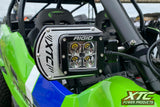 XTC Power Products SIX12 Billet Side Mirrors with Amber Backlighting for UTVs – Fits Polaris RZR, Can-Am Maverick, Yamaha YXZ, and More