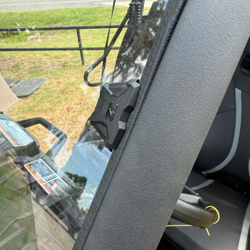 Seizmik Tool Less Windshield for UTVs with Polycarbonate Construction, Fits Polaris RZR and More