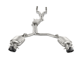 Akrapovic Evolution Line Cat Back Exhaust System for 2014-2017 Audi RS7 Sportback with Titanium Construction and Carbon Tips