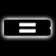 ORACLE Lighting Universal Illuminated LED Letter Badges - Matte Blk Surface Finish - B