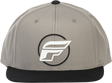 Fly Racing Half Wing Hat Grey with Snapback Closure – Adjustable Curved Bill for Motorcycle and ATV Riders