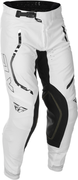 Fly Racing Evolution DST Le Flash Pants White/Silver Size 38 - Motorcycle Off-Road Riding Gear with Advanced Ventilation and Durability