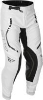 Fly Racing Evolution DST Le Flash Motorcycle Pants White/Silver Size 28 – Designed for Off-Road and Motocross Riders