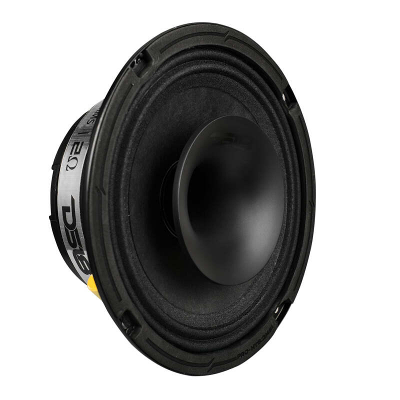 DS18 PRO-HY6.2MSL 6.5-Inch 150W RMS 2 Ohm Mid-Range Loudspeaker for Car Audio with Shallow Grill