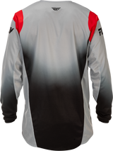 Fly Racing Kinetic DBK Jersey for Motocross - Grey/Black/Red, Small